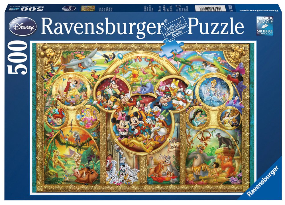 Пъзел Ravensburger от 500 части - Семейството на Дисни