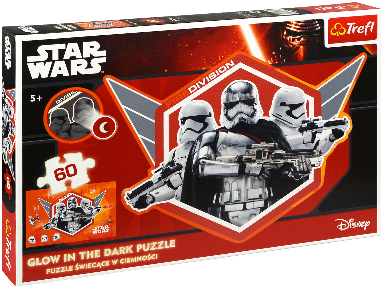 Светещ пъзел Trefl от 60 части - Star Wars