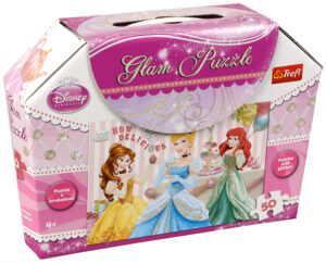 Пъзел Trefl от 50 части - Бляскави принцеси