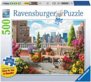 Пъзел Ravensburger от 500 XXL части - Градина на покрива