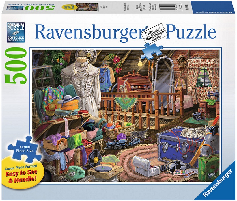 Пъзел Ravensburger от 500 XXL части - Шарен таван