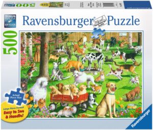 Пъзел Ravensburger от 500 XXL части - В парка