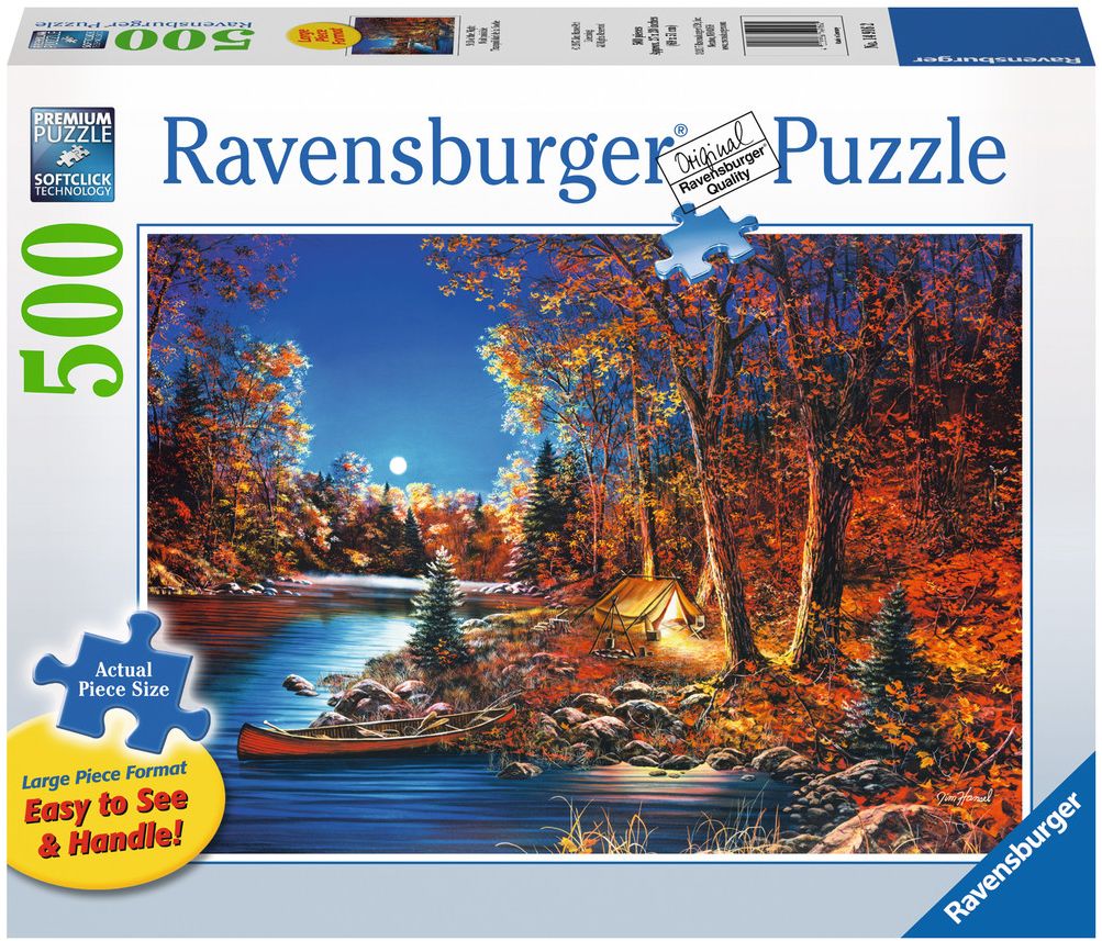 Пъзел Ravensburger от 500 XXL части - Спокойствие в нощта