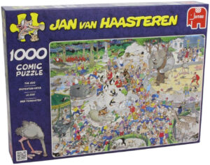 Пъзел Jumbo от 1000 части - Зоологическа градина, Ян ван Хаастерен