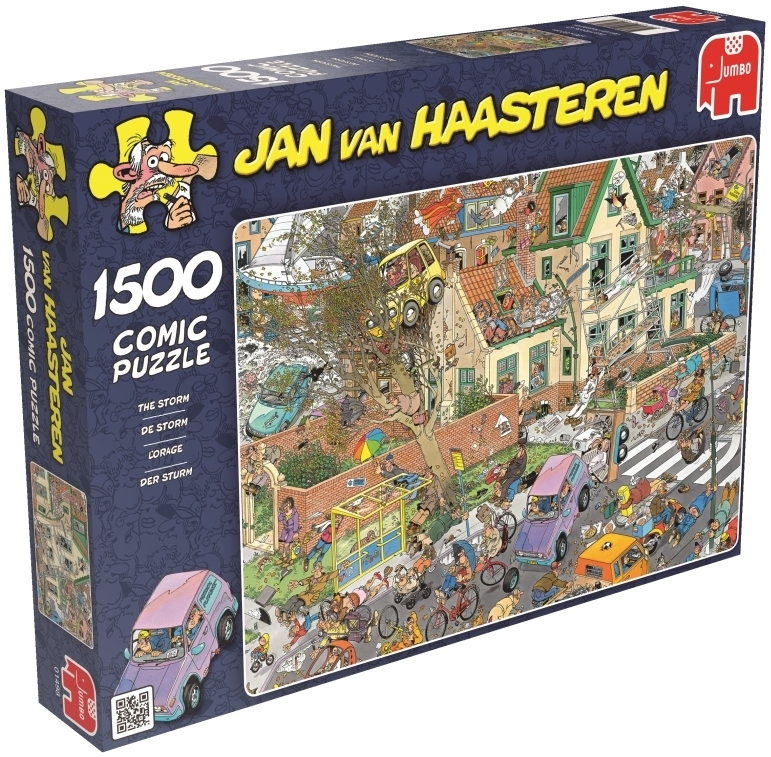 Пъзел Jumbo от 1500 части - Буря, Ян ван Хаастерен