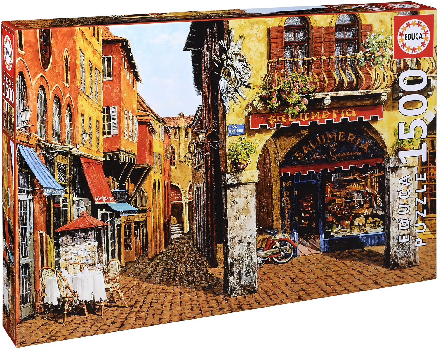 Пъзел Educa от 1500 части - Цветовете на Италия, Виктор Швейко