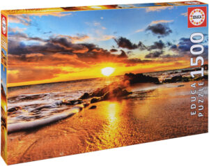 Пъзел Educa от 1500 части - Залез на остров Мауи