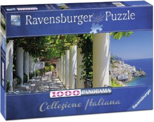 Панорамен пъзел Ravensburger от 1000 части - Амалфи, Италия