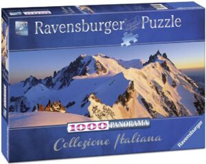 Панорамен пъзел Ravensburger от 1000 части - Връх Монблан