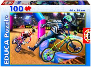 Пъзел Educa от 100 части - BMX