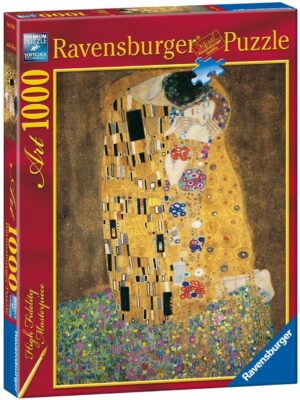 Пъзел Ravensburger от 1000 части - Целувката, Густав Климт