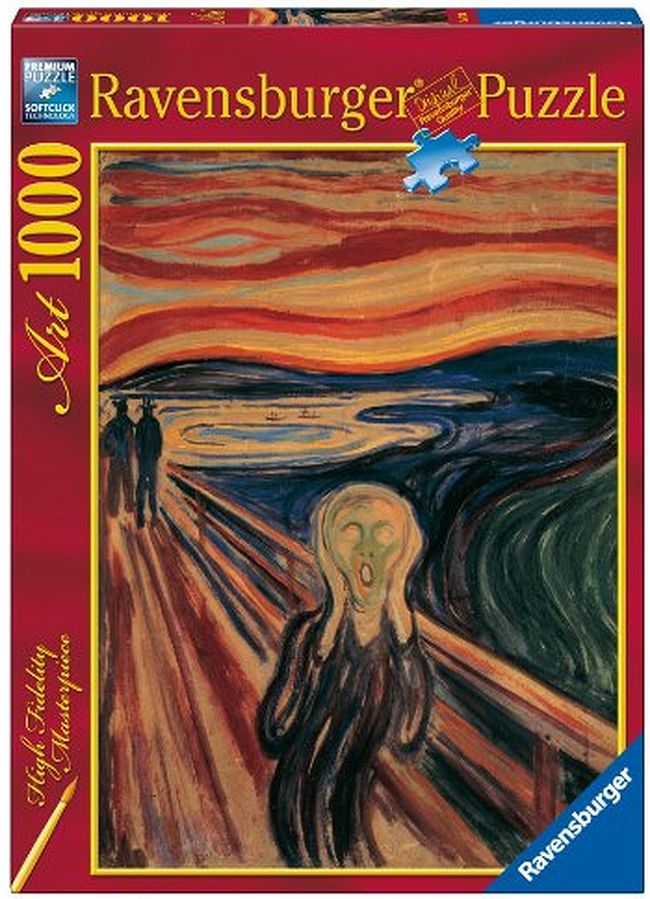 Пъзел Ravensburger от 1000 части - Викът, Едвард Мунк