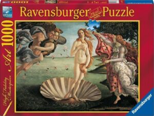 Пъзел Ravensburger от 1000 части - Раждането на Венера, Сандро Ботичели