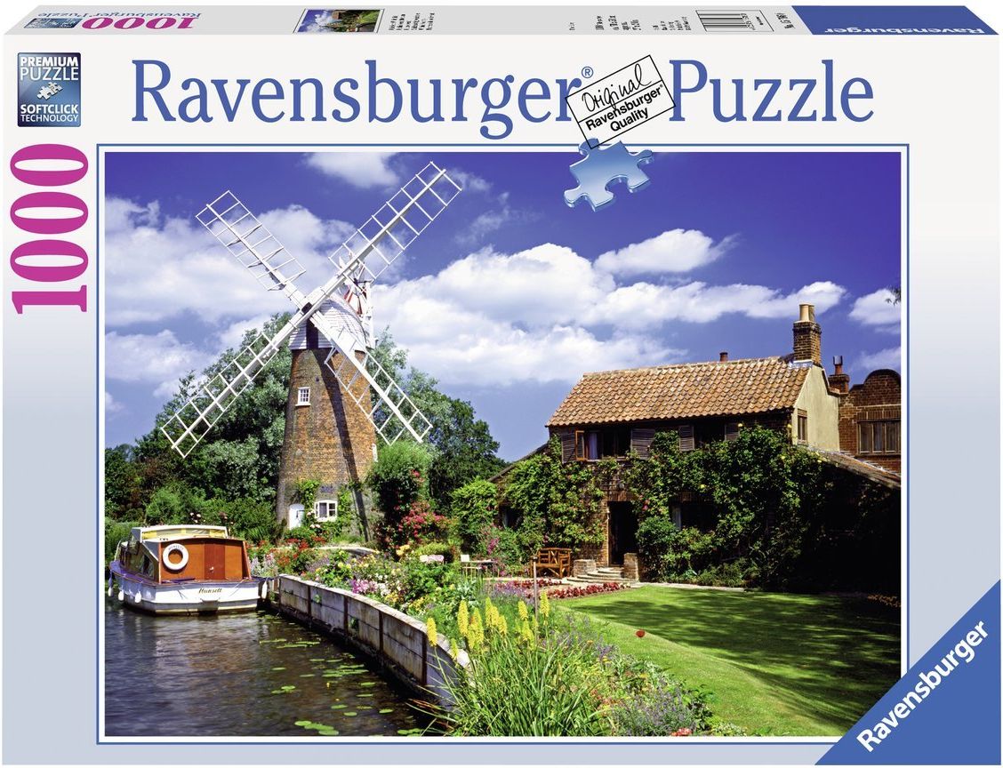 Пъзел Ravensburger от 1000 части - Вятърната мелница