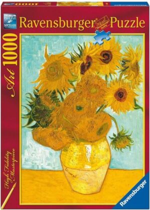 Пъзел Ravensburger от 1000 части - Слънчогледи, Винент ван Гог