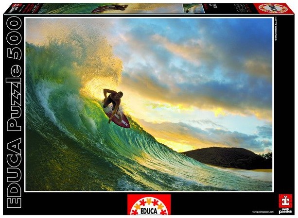 Пъзел Educa от 500 части - Сърфиране