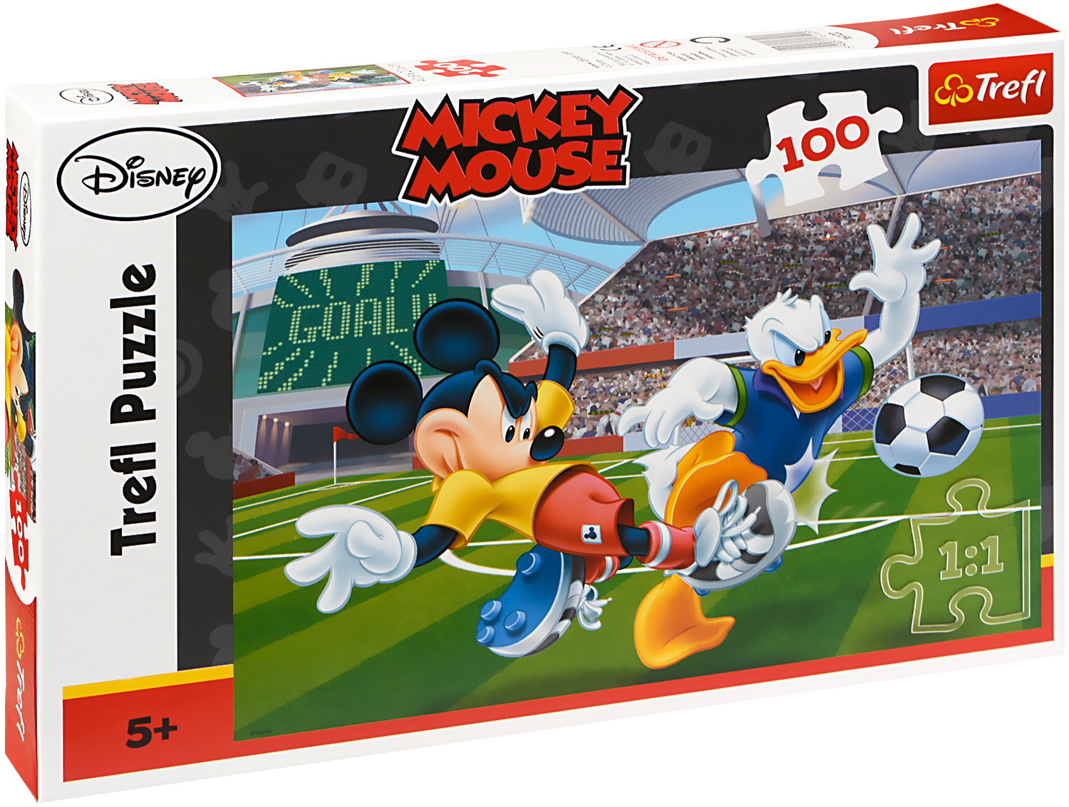Пъзел Trefl от 100 части - Мики Маус: На стадиона