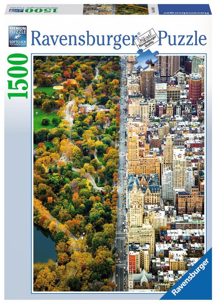 Пъзел Ravensburger от 1500 части - Град на две части