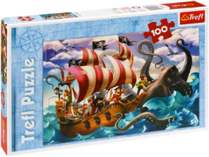Пъзел Trefl от 100 части - Морска битка