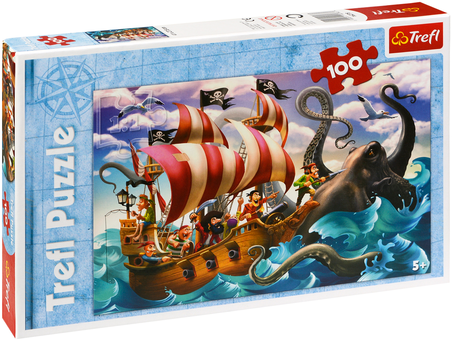 Пъзел Trefl от 100 части - Морска битка