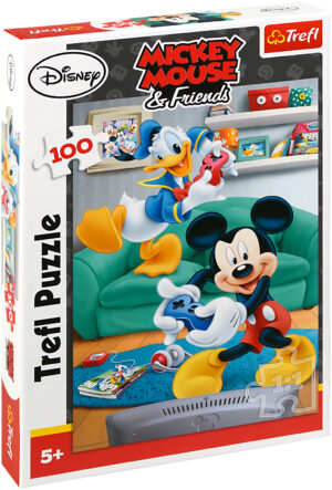 Пъзел Trefl от 100 части - Мики и Доналд