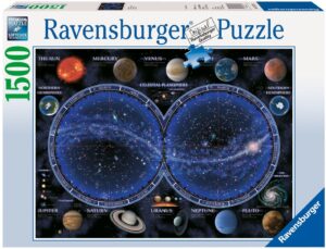 Пъзел Ravensburger от 1500 части - Небесна карта