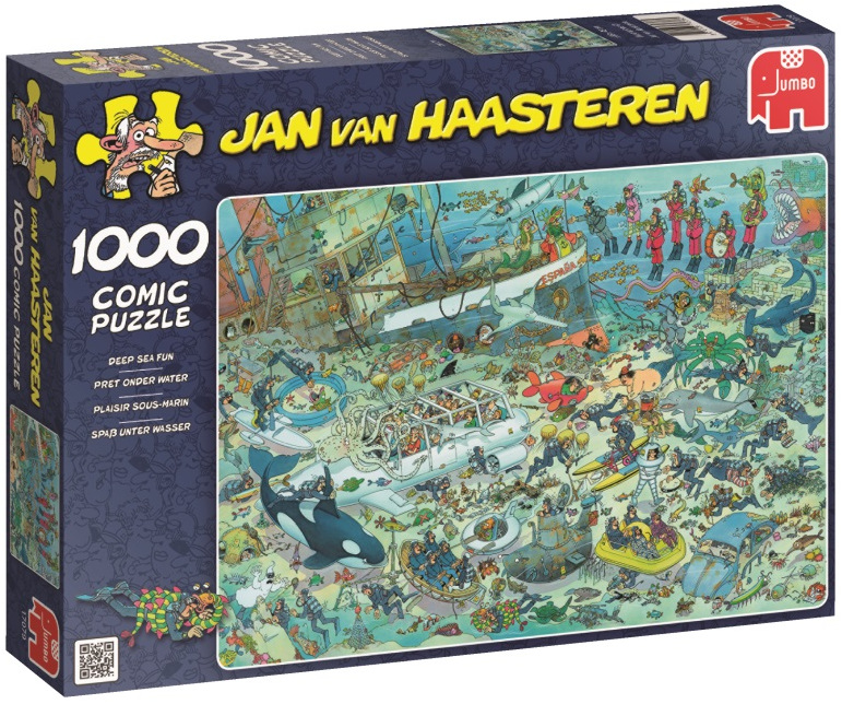 Пъзел Jumbo от 1000 части - Дълбоководен хумор, Ян ван Хаастерен