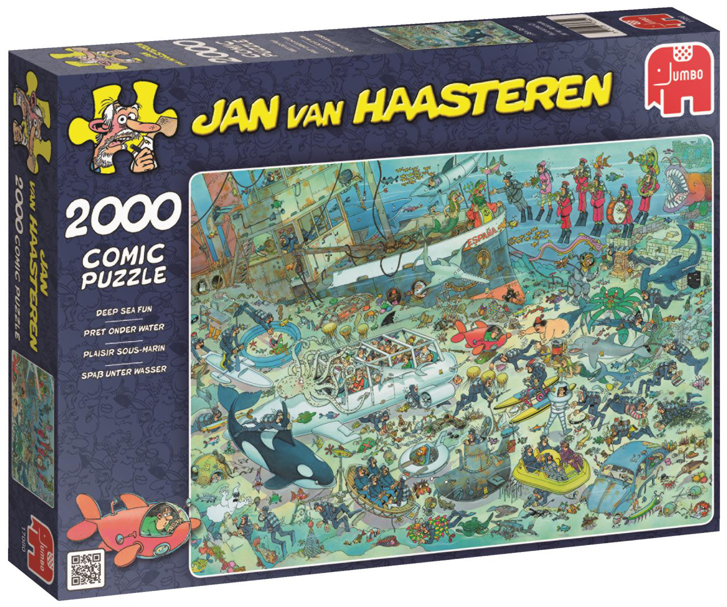 Пъзел Jumbo от 2000 части - Дълбоководен хумор, Ян ван Хаастерен