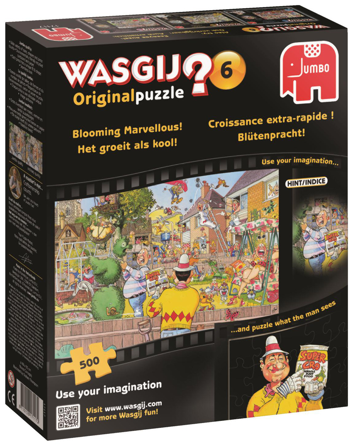 Пъзел-загадка Jumbo от 500 части - Изумителен цъфтеж