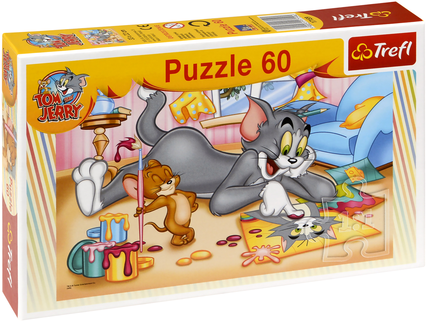 Пъзел Trefl от 60 части - Том и Джери