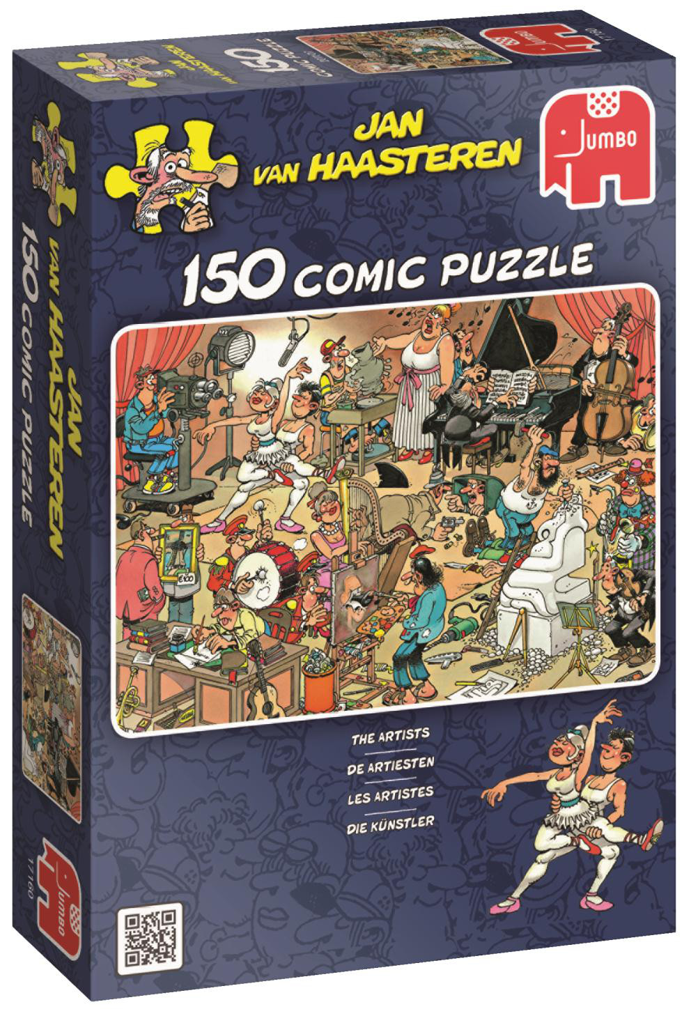 Пъзел Jumbo от 150 части - Залата на артистите, Ян ван Хаастерен