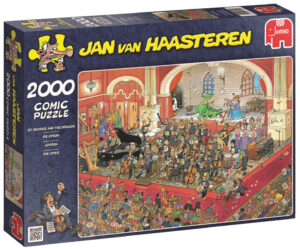 Пъзел Jumbo от 2000 части - Свети Георги и Дракона (Опера), Ян ван Хаастерен