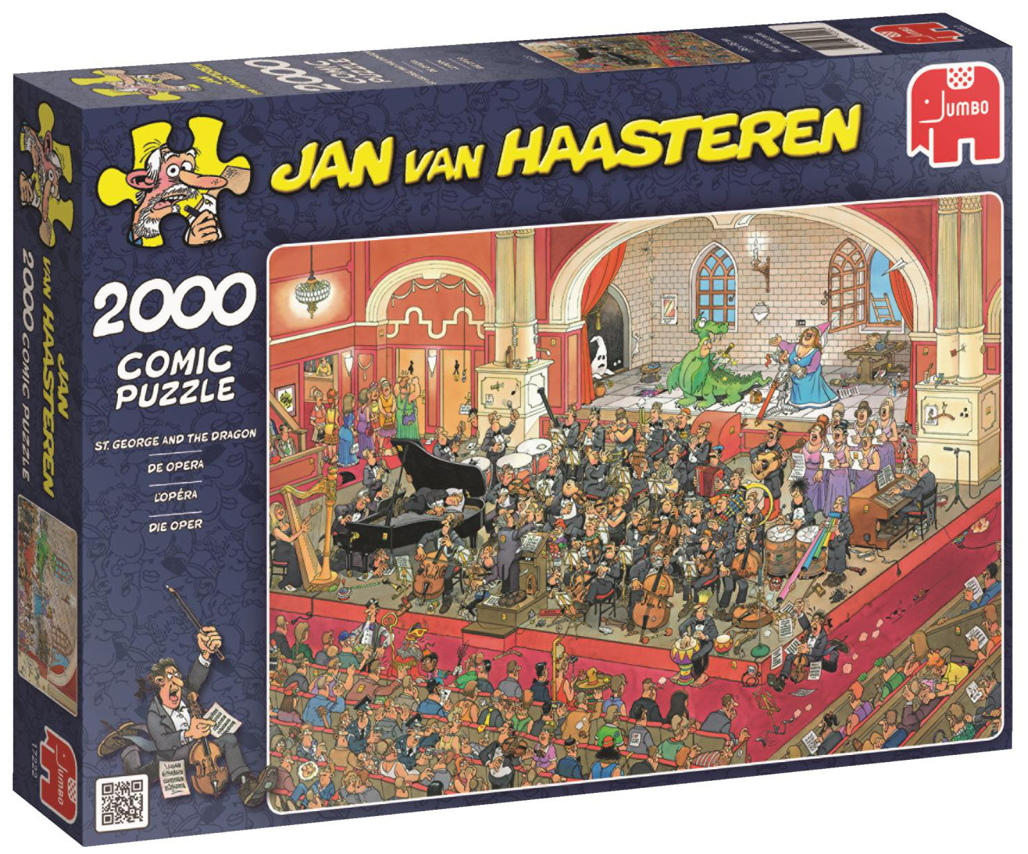 Пъзел Jumbo от 2000 части - Свети Георги и Дракона (Опера), Ян ван Хаастерен
