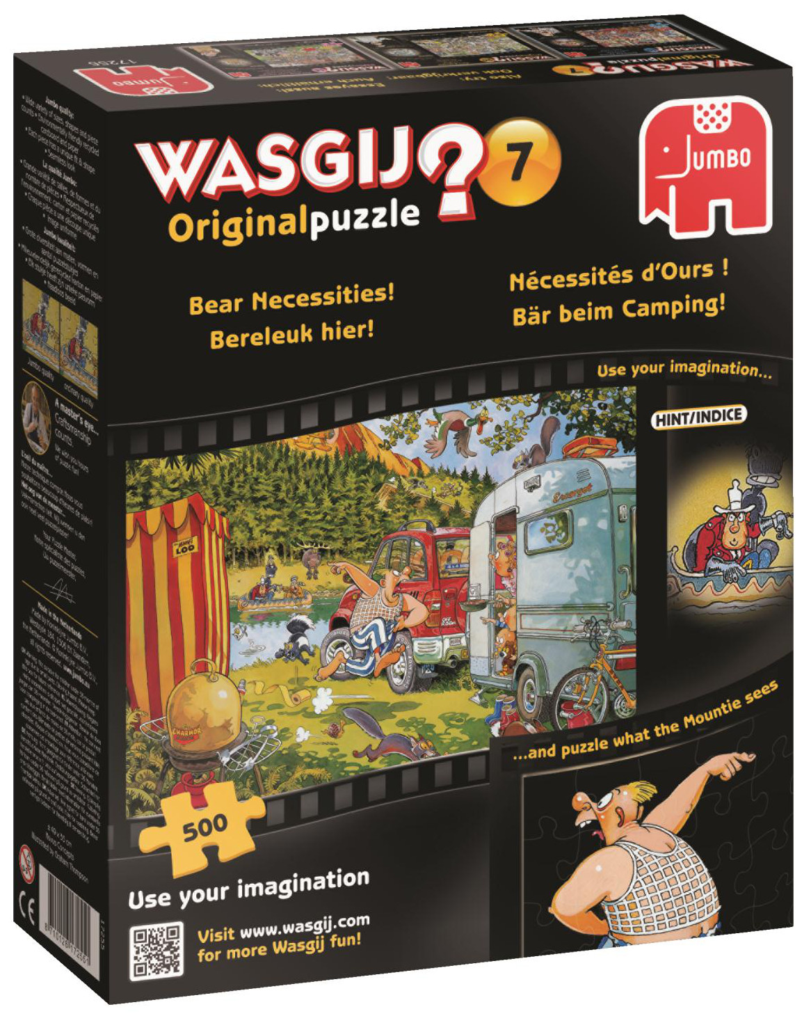 Пъзел-загадка Jumbo от 500 части - Мечешки нужди