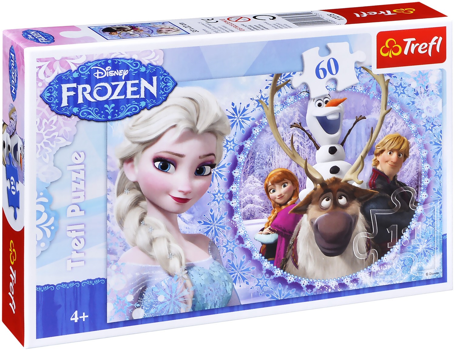 Пъзел Trefl от 60 части - Замръзналото кралство