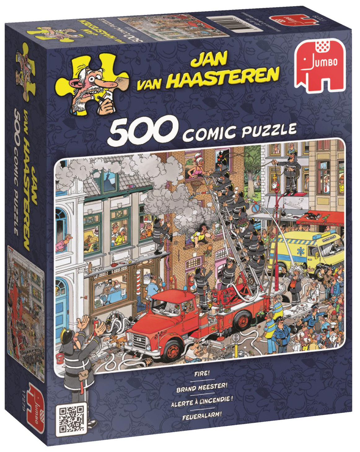 Пъзел Jumbo от 500 части - Огън!, Ян ван Хаастерен