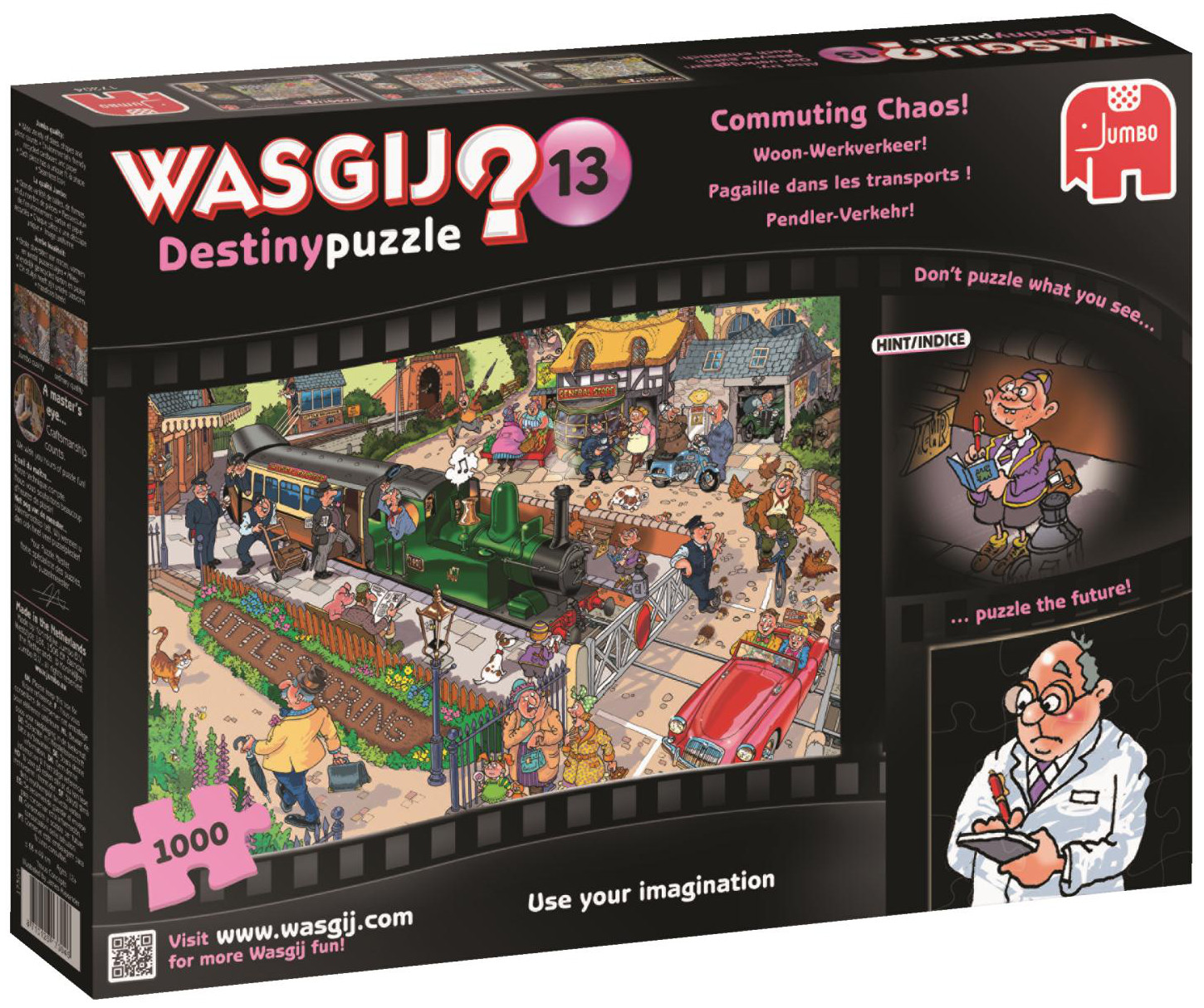 Пъзел-загадка Jumbo от 1000 части - Комуникационен хаос