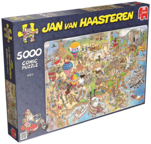 Пъзел Jumbo от 5000 части - САЩ, Ян ван Хаастерен
