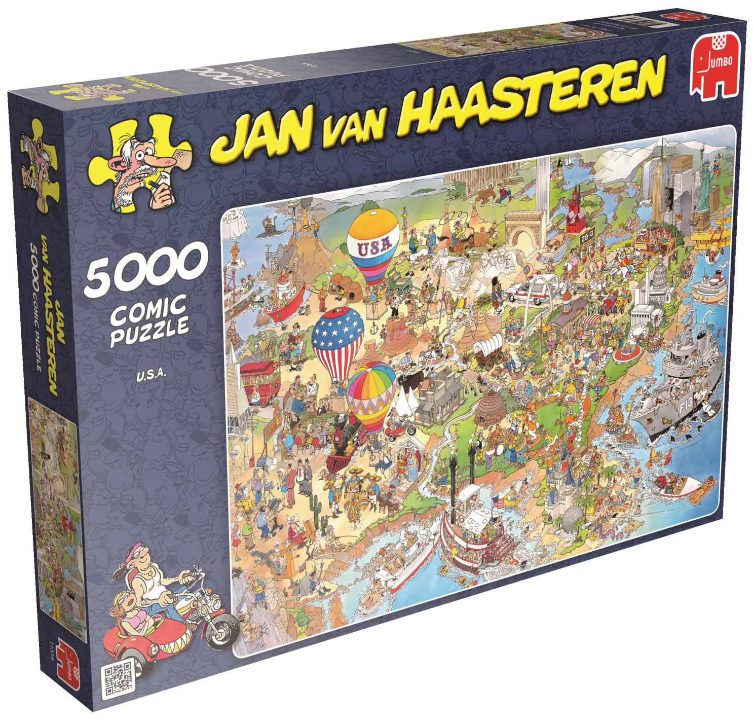 Пъзел Jumbo от 5000 части - САЩ, Ян ван Хаастерен