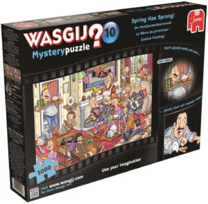 Пъзел-загадка Jumbo от 1000 части - Пролетно почистване