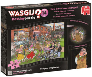 Пъзел-загадка Jumbo от 1000 части - Как времената се променят!