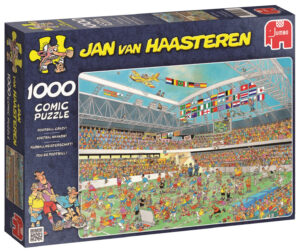 Пъзел Jumbo от 1000 части - Луд футбол, Ян ван Хаастерен