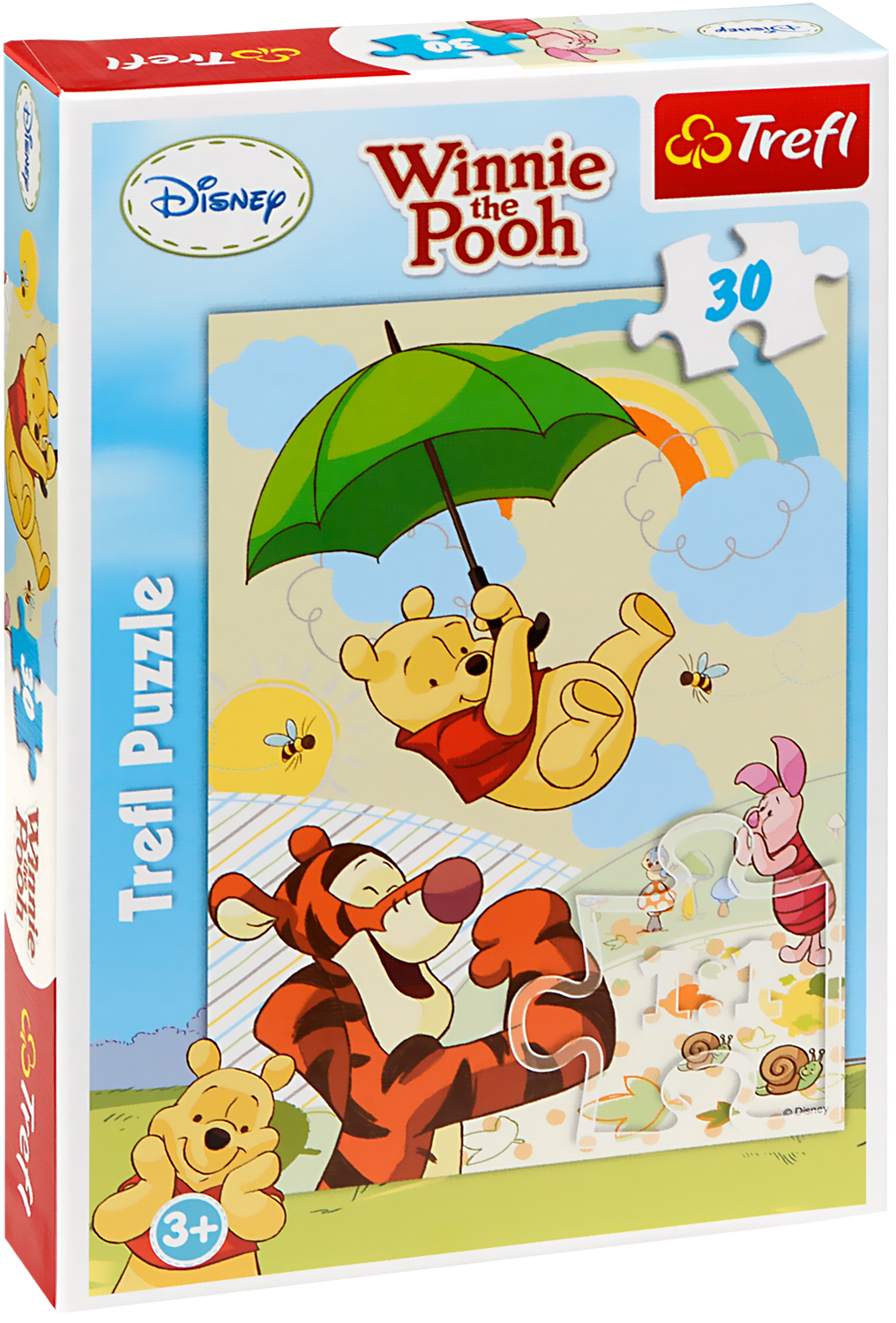 Пъзел Trefl от 30 части - Мечо Пух и вятърът