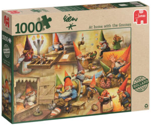 Пъзел Jumbo от 1000 части - Къщата на гномите, Рин Портфлит