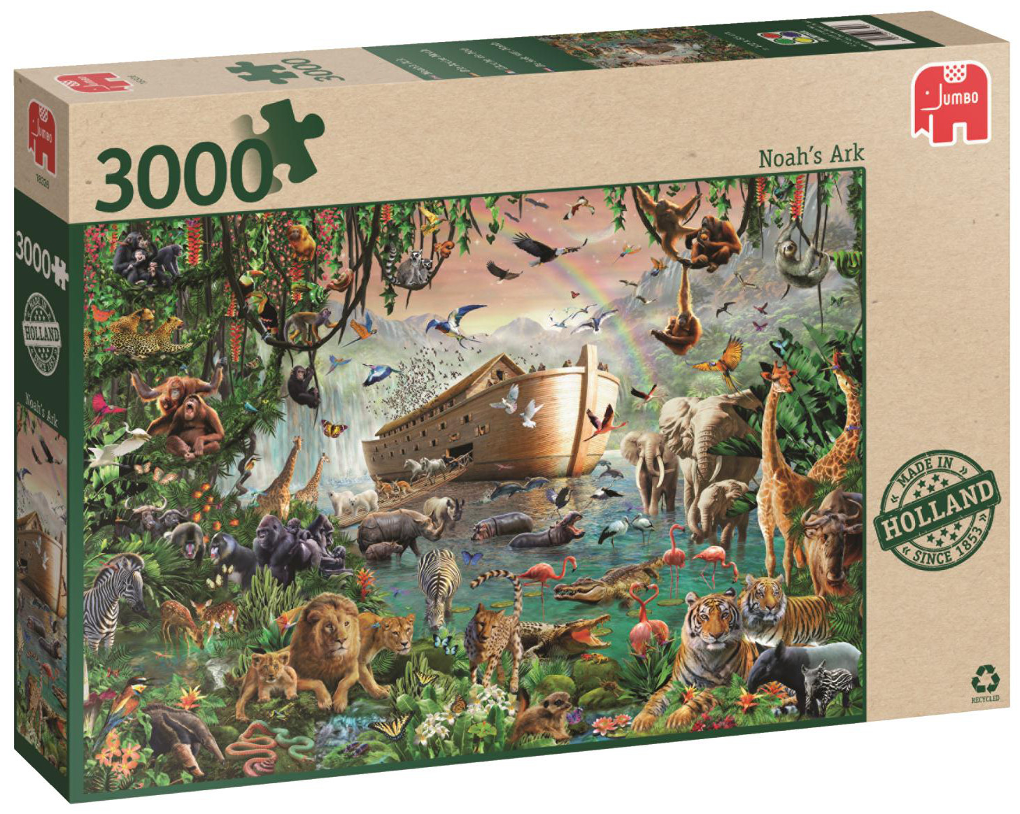 Пъзел Jumbo от 3000 части - Ноевият ковчег