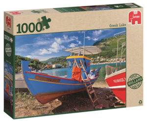Пъзел Jumbo от 1000 части - Гръцко езеро