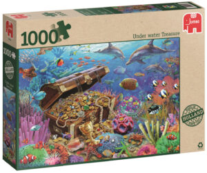 Пъзел Jumbo от 1000 части - Подводно съкровище