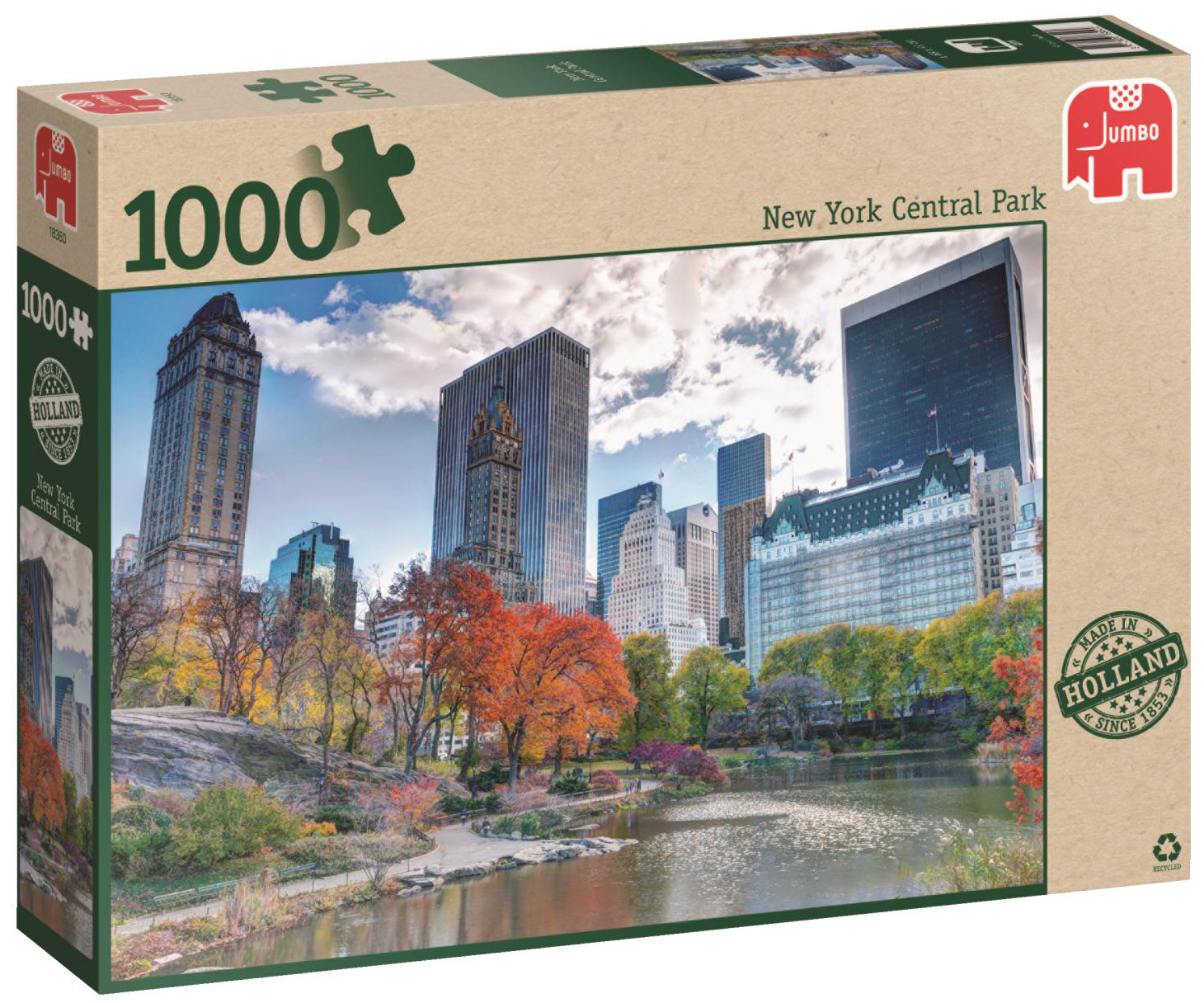 Пъзел Jumbo от 1000 части - Сентрал парк