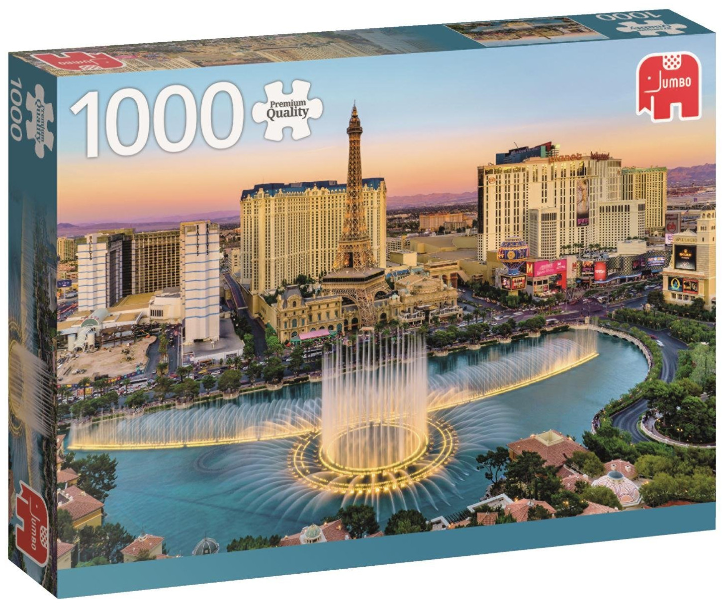 Пъзел Jumbo от 1000 части - Лас Вегас