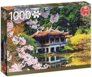 Пъзел Jumbo от 1000 части - Вишни в Япония